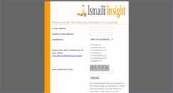 Desktop Screenshot of ismailiinsight.org